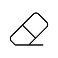 eraser icon vector design template in white background