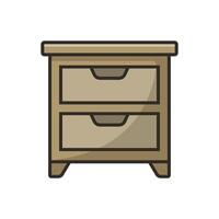 drawer icon vector design template in white background