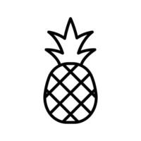 pineaple icon vector design template in white background
