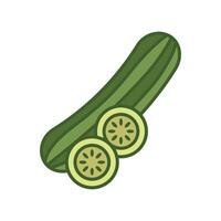 cucumber icon vector design template in white background