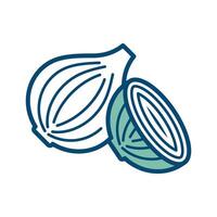 onion icon vector design template in white background