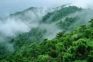 AI generated Beautiful Nature Mountain Scenery professional photography photo