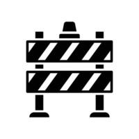 road barrier icon vector design template in white background
