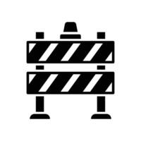 road barrier icon vector design template in white background