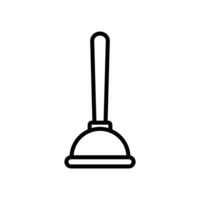 plunger icon vector design template in white background