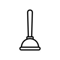 plunger icon vector design template in white background