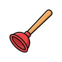 plunger icon vector design template in white background