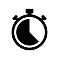 stop watch icon vector design template in white background