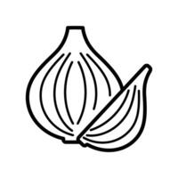 onion icon vector design template in white background