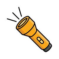 flashlight icon vector design template in white background