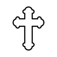 cross icon vector design template in white background