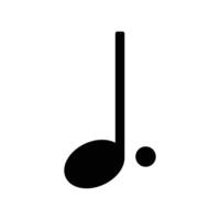 music note icon vector design template in white background