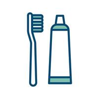 toothbrush icon vector design template in white background