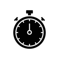 detener reloj icono vector diseño modelo en blanco antecedentes