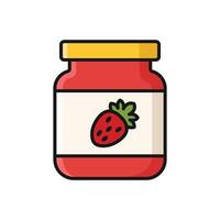 jam jar icon vector design template in white background