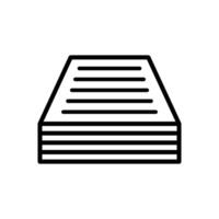 stack of paper icon vector design template in white background