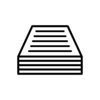 stack of paper icon vector design template in white background