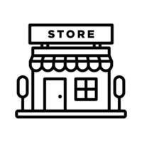 store icon vector design template in white background