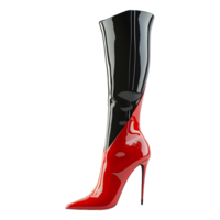 AI generated 3D Rendering of a Long Heel Shoes on Transparent Background - Ai Generated png