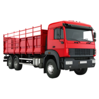 AI generated 3D Rendering of a Heavy Truck on Transparent Background - Ai Generated png