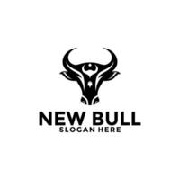 bull head logo design inspiration, bull logo vector template