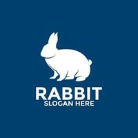 Rabbit logo template vector icon symbol illustration