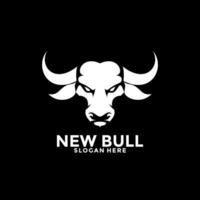 bull head logo design inspiration, bull logo vector template