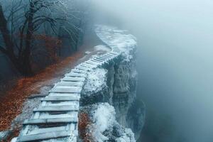 ai generado hermosa naturaleza montaña paisaje profesional fotografía foto