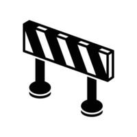 road barrier icon vector design template in white background