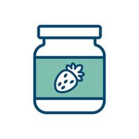 jam jar icon vector design template in white background