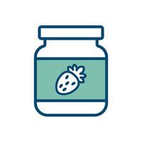 jam jar icon vector design template in white background