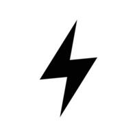 lightning bolt icon vector design template inwhite background