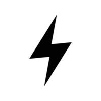 lightning bolt icon vector design template inwhite background