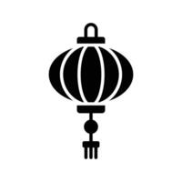 chinese lantern icon vector design template in white background