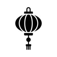 chinese lantern icon vector design template in white background