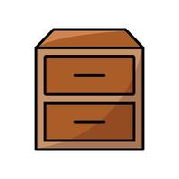 drawer icon vector design template in white background