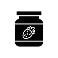 jam jar icon vector design template in white background