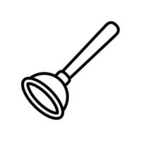 plunger icon vector design template in white background