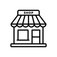 store icon vector design template in white background