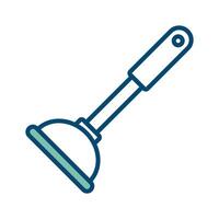 plunger icon vector design template in white background