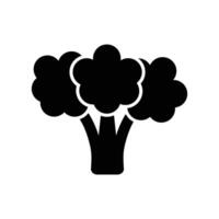 broccoli icon vector design template in white background