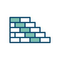 bricks icon vector design template in white background