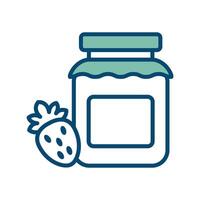 jam jar icon vector design template in white background