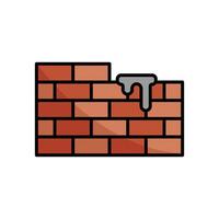 bricks icon vector design template in white background