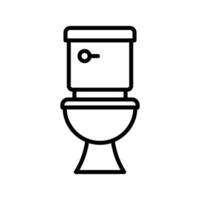 toilet icon vector design template in white background