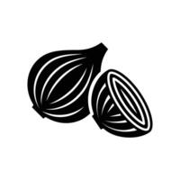 onion icon vector design template in white background