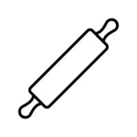 rolling pin icon vector design template in white background