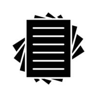 stack of paper icon vector design template in white background