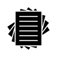 stack of paper icon vector design template in white background