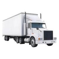 AI generated 3D Rendering of a Heavy Truck on Transparent Background - Ai Generated png